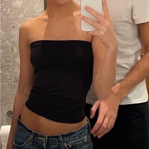 COPY - Basic black tube top worn once